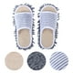thumbnail image 4 of BRIGHTFUFU 1 par de pantuflas de microfibra para limpieza de pisos, pantuflas para el hogar, 4 of 7