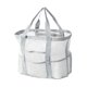 thumbnail image 3 of Bolso de playa de malla, bolsa de almacenamiento de red, bolso de mano para artículos esenciales de vacaciones en piscina, natación y viajes. Gris, 3 of 8