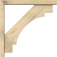 thumbnail image 3 of Ekena Millwork 4"W x 28"D x 28"H Merced Block Rough Sawn Bracket w/ Offset Brace, Douglas Fir, 3 of 25