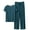 Army Green B, variant on Jamicy Womens Sleepwear Gift for Women Womens Lounge Set 2 Piece V Neck Outfits Casual Loose Fit Short Sleeve Tops And Wide Leg Pants Tracksuits
