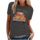 thumbnail image 1 of Tops Para Mujer Blusa Casual Elegante Camisas Cuello Redondo Estampado de Otoño Camiseta de Manga Corta Odeerbi  ODB170457, 1 of 4