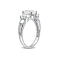 thumbnail image 2 of 3 1/2 Carat (Ctw) Lab-Created White Sapphire Three Stone Ring in Sterling Silver, 2 of 5