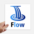 thumbnail image 1 of English Words Current Flow Low Sticker Tags Wall Picture Laptop Decal Self adhesive, 1 of 1
