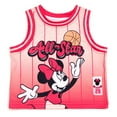 thumbnail image 5 of Disney Minnie Mouse Jersey Athletic Tank Top and Shorts Outfit Set Toddler to Big Kid, 5 of 5