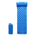 thumbnail image 4 of Camping Sleeping Pad with Pillow Camping Mat Inflatable Sleeping Mat Portable Inflatable Sleeping Pad Camping Mattress for Traveling Outdoor Blue, 4 of 10