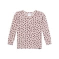 thumbnail image 2 of Modern Moments by Gerber Toddler Girl Henley Pajama Set, 2-Piece, Sizes, 12 Months - 5T, 2 of 8
