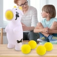 thumbnail image 3 of Dianli Blaster de Balles de Vache - Jouets d'Intérieur et d'Extérieur avec 5 Balles en Mousse, 3 of 8