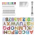 thumbnail image 4 of Resin Alphabet  Starter Kit, DIY Easy To Release Silicone Resin Alphabet Molds  For Keychain, 4 of 8
