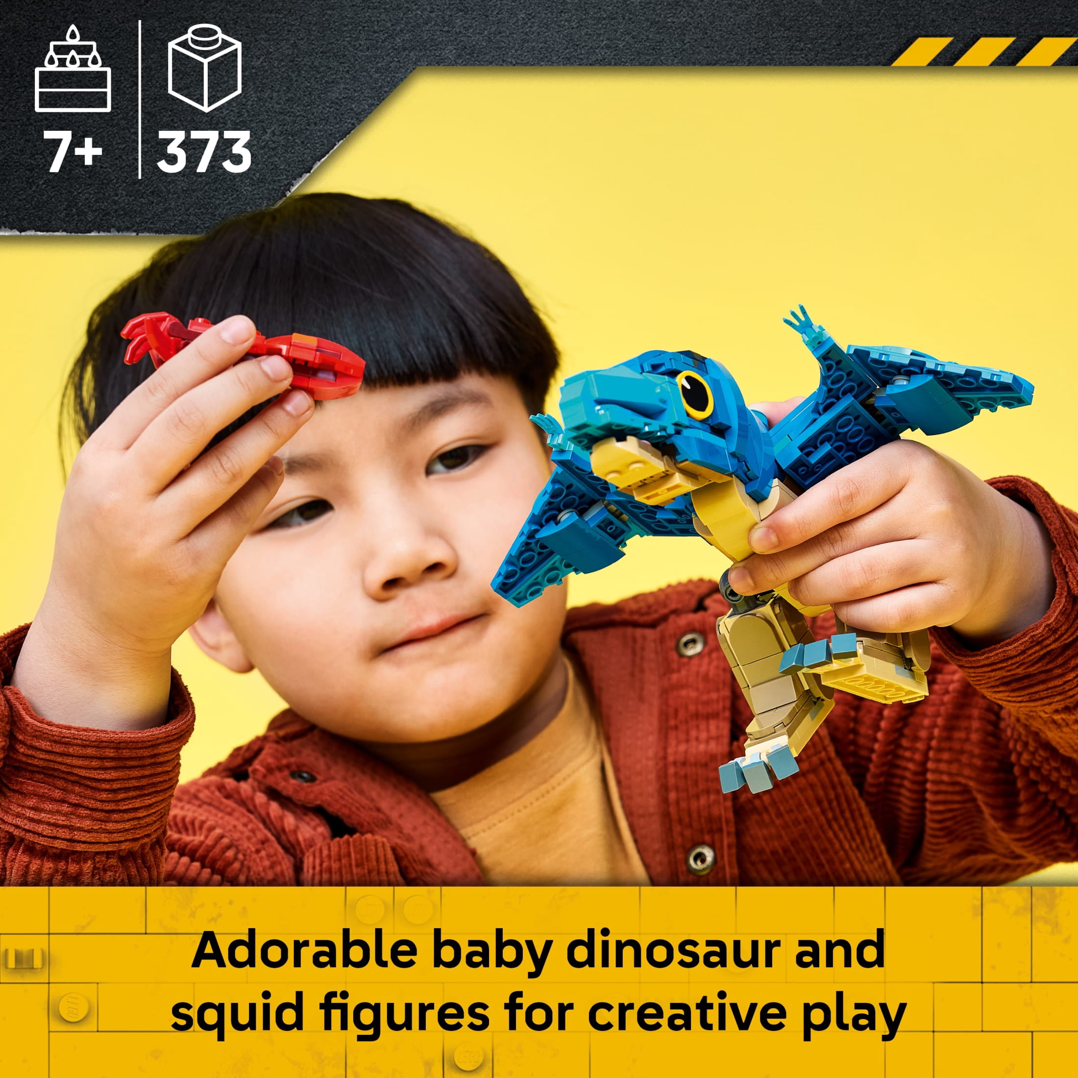 LEGO Jurassic World Baby Dinosaur: Pteranodon - Building Toy for Boys & Girls, Ages 7+ - Posable Dinosaur Toy - Gift for Kids' Birthdays - 77977