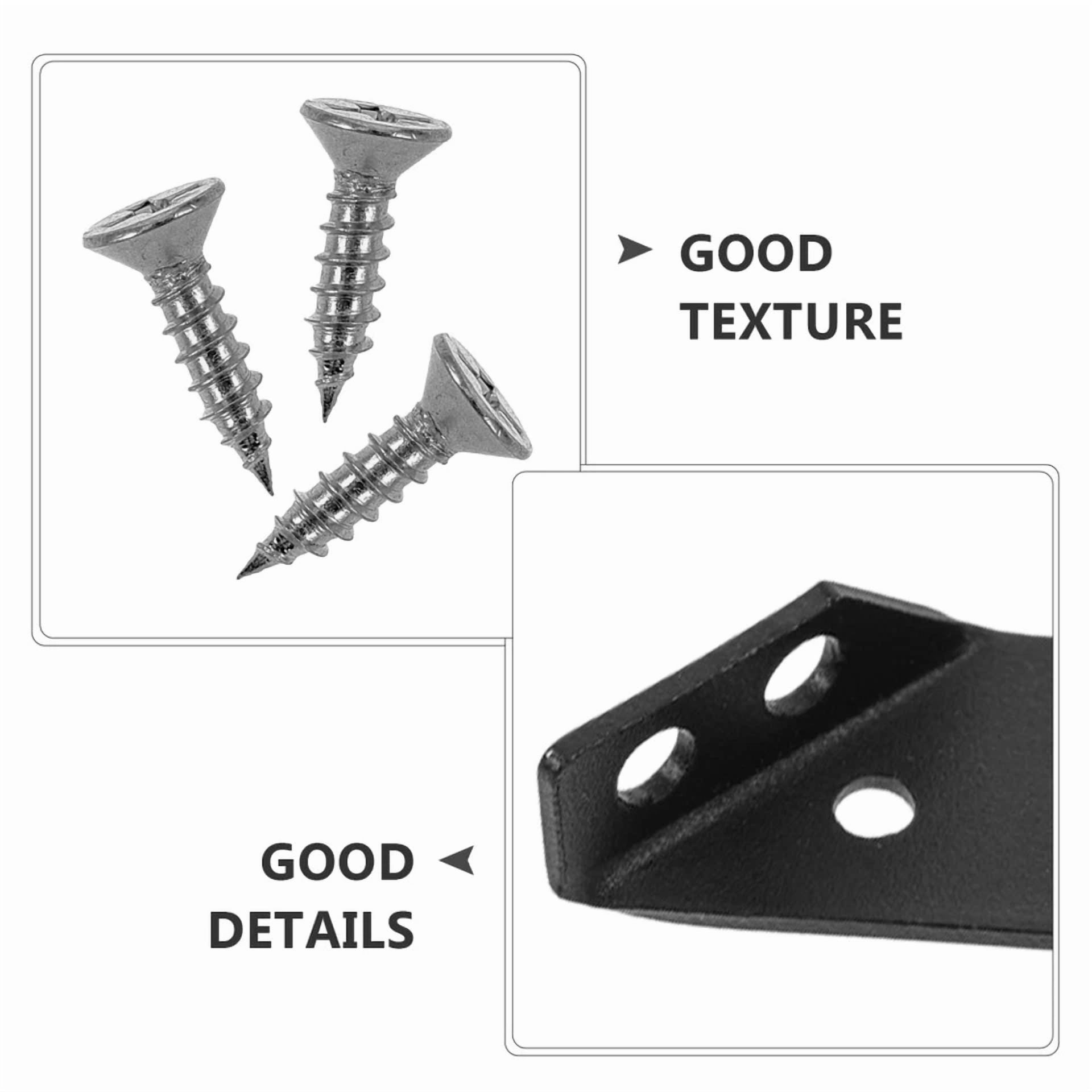 Corner Connector Floating Shelf Bracket Wire Brackets Black Brace