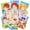 Princess sticker, variant on Funny Animal Stickers, Jungle Animal Stickers,Princess Stickers Make-a-face Sticker Sheets Make Your Own Mix and Match Sticker for School Classroom Techer Reward Birthday Gift