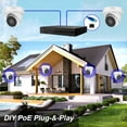 thumbnail image 3 of Système de Caméra de Sécurité 4K Hilook, Kit de Surveillance NVR 4 Caméras Extérieur 2 To Tourelle CCTV, Système de Caméra de Sécurité Domestique Filaire, 3 of 10