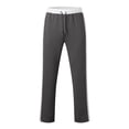 thumbnail image 5 of XIYON Mens Casual Pants Joggers Wide Leg Sweatpants Trousers Pocket Drawstring Elastic Waist Color Block Comfort Breathable Fashion Casual Pant Leisure, 5 of 8