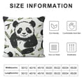 thumbnail image 5 of FUMJ Panda Bamboo Throw Pillow Covers Throw Pillow Cushion Cases Decoration for Couch Sofa Pillow Covers Cute Throw Pillows Covers for Bed Home Decor, 5 of 5