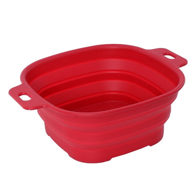 Up to 65% Off! Gspmoly Folding Drains Basket Kitchen Sink Multi-Functional Fruit and Vegetable Basket Fruit and Vegetable Basket Expansion Silicones Folding Filter Basket up to 65% Off