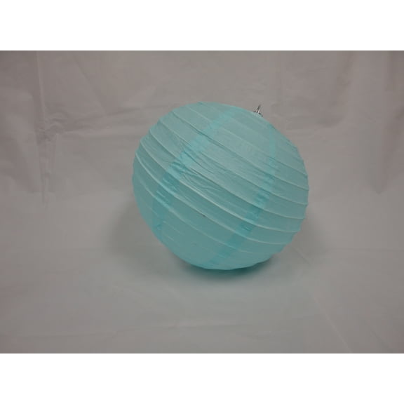 8" LIGHT BLUE CHINESE PAPER LANTERNS 10 COUNTS