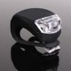 thumbnail image 5 of Juego de 4 luces de seguridad de silicona para rueda delantera y trasera de bicicleta, brillantes, impermeables, color negro, 5 of 5