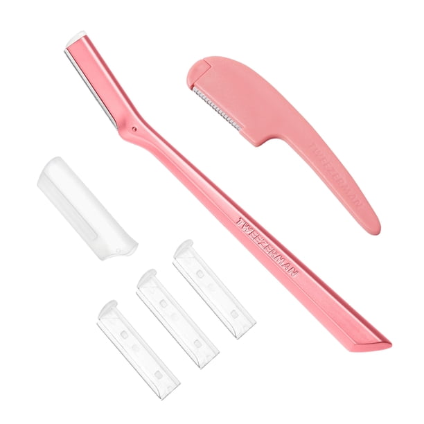 Set de maquinillas de afeitar para uso facial Tweezerman Tea Rose Prep and Plane