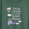 thumbnail image 3 of Dr. Seuss - I'm On My Way - Women's Lightweight French Terry Long Sleeve Shirt, 3 of 6