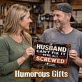 thumbnail image 4 of Rewenti Metal Sign If Can'T We'Re All Screwedtext Art Poster Home Wall Decor, 4 of 6