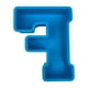 thumbnail image 1 of Molde de letras 3D para resina, jabón y velas - molde flexible de silicona para hornear, azul, de una sola pieza, 1 of 3