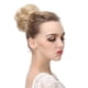 thumbnail image 5 of Extensión de moño para cabello rizado 6H613, coleta sintética con clip y cordón ajustable para mujer, mezcla natural., 5 of 5