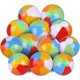 thumbnail image 1 of Pelotas de playa a granel - Juguetes inflables para piscina para niños Suministros para fiestas de cumpleaños Favores Decoraciones Luau - Blow Up Classic Rainbow Color Beachball Su, 1 of 5
