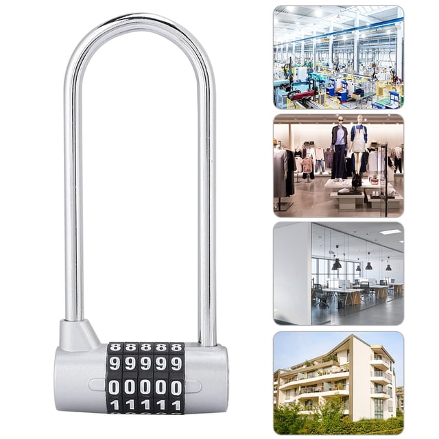 U-shape Combination Digit Password Code U Lock, Cabinet Lock Code Lock, For Anti-theft School Locker Home Smart Security Access Control