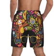 thumbnail image 3 of Kdxio African Women Print Men'S Swim Trunks With Compression Liner 7 Inch Inseam Quick Dry Swim Shorts, 3 of 7