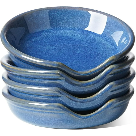 Ceramic Spoon Rest, 4.8 Inch Spoon Rest for Stove Top, Spoon Holder for Kitchen Counter, Coffee Spoon rest, Utensil Rest for Cooking, True White