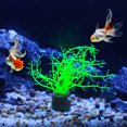 thumbnail image 3 of Soft Silicone Glowing Aquarium Tree Coral Aquatic Artificial Coral for Fish Tank Decoration Yellow, 3 of 7