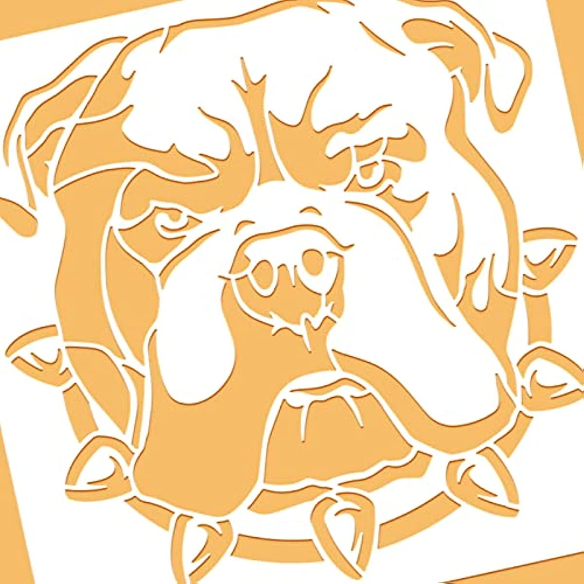 Bulldog Pumpkin Stencil bulldog-pumpkin-stencil