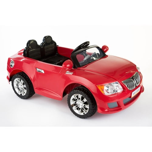 red convertible power wheels