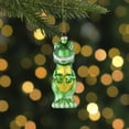 thumbnail image 2 of Northlight 4.75" Green Dinosaur Glass Christmas Ornament, 2 of 6