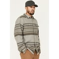 thumbnail image 2 of Brothers And Sons Men's Fine Line Stripe Everyday Long Sleeve Button Down Western Sand Large, 2 of 4