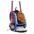 thumbnail image 1 of Mochila Wolt Bate de béisbol juvenil Bolsa equipo y utensilios azul, 1 of 1