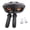 Black, variant on YAHHU Bluetooth Speaker Home KTV Karaoke Machine with Two Microphones (Gold) 10 meters / 32.8 ft Wireless Range 3000mAh Battery 12.6 inches / 32 cm Length Multi-Function AUX Memory Card[cite: 1]