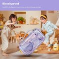 thumbnail image 6 of Fintie Kids Camera Case Compatible with ESOXOFFORE, MINIBEAR, Dylanto, WEEFUN and More Instant Camera for Kids Digital Video Cameras, Hard Carrying Bag with Inner Pocket, Lilac Marble, 6 of 7