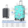 thumbnail image 6 of Gaeub Seashell And Starfish Elastic Luggage Cover with Concealed Zipper Dust-Proof Luggage Cover Protector - 18-32 inch - Medium, 6 of 9