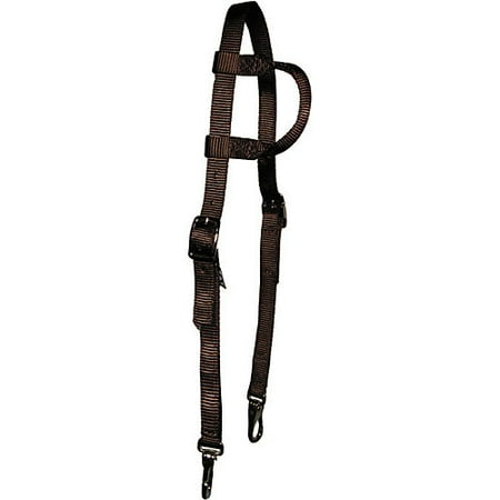 Trail Bridle - Triple E Nylon Trail Single Ear Bridle Black