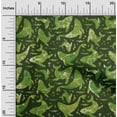 thumbnail image 2 of oneOone Tissu Polyester Spandex Vert Foncé Matériel de Robe de Mer Tissu Imprimé Tissu au Mètre 56 Pouces de Large, 2 of 4