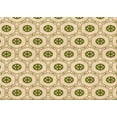 thumbnail image 1 of Ahgly Company Indoor Rectangle Patterned Golden Blonde Gold Area Rugs, 8' x 12', 1 of 6
