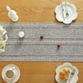 thumbnail image 3 of Namzi Table Runner, Rustic Farmhouse Table Runners with Tassels, Boho Cotton Linen Table Runner for Table Decorations, Holiday Party and Wedding, 108 Inches, Brown, 3 of 5