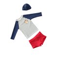 thumbnail image 3 of Greeniant Traje de baño para niña Camiseta de baño Traje de baño Camiseta de baño Pantalones cortos Ropa de playa de secado rápido Traje de Traje de baño dos L, 3 of 6