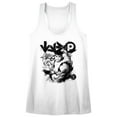 thumbnail image 1 of Street Fighter Hadouken White Women's Racerback Tank Top, 1 of 2