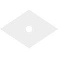 thumbnail image 4 of 34"W x 22 5/8"H x 4"ID x 12"C x 1"P Diamond Architectural Grade PVC Contemporary Ceiling Medallion, 4 of 11