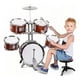 thumbnail image 1 of Batería Musical Infantil Fantastic Toys Niños con Platillos, Baquetas y Banco, Juguete Educativo de Madera, Ideal para Desarrollar Habilidades Motoras y Sensibilidad Musical, para Niños de 5 a 7 Años, 1 of 4