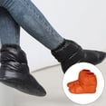 thumbnail image 4 of Sonducket 2 piezas de botines, calcetines, zapatillas, fundas para botas, transpirables, mantienen el calor, calzado de plumón, mulas, Accesorios de calzado Naranja metro, 4 of 6