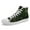 FN024-25027161-7w, variant on Men's Gothic Horse & Celtic Knot Design High-top Sneakers - Lace-Up Ankle Boots with Green & Golden Accent, Round Toe & Rubber Sole, Versatile Fashion Footwear, Casual Streetwear Style