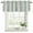 Grey Sage Green, variant on Teal Grey Stripe Curtain Valances for Windows, Kitchen Valance Window Treatments Panel 2 Pack, Farmhouse Minimalist Striped Rod Pocket Short Curtains for Bathroom Bedroom 42 x 12 Inch